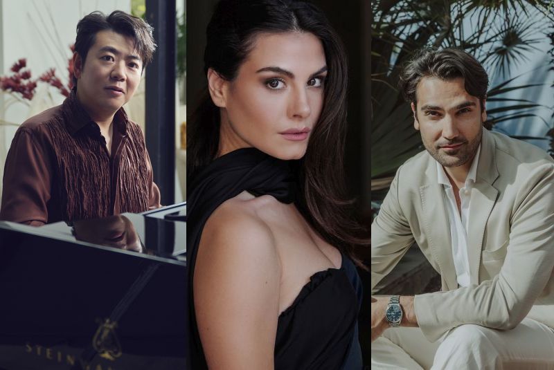 Lang Lang (Foto: © Sonja Mueller), Serena Sáenz (Foto: © Dovile Sermokas), Jonathan Tetelmann (Foto: © Rubén Plasencia) (Bild-Kombo: MUSIK HEUTE)